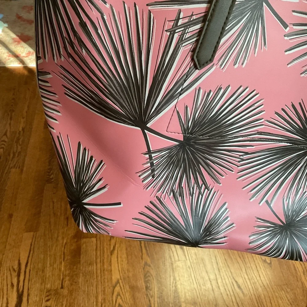 A New Day Palms Faux Tote Beach Bag